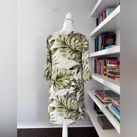 Jams World Harper Hawaiian Tropical Palm Dress West Coast Olive size XS - Picture 6 of 14